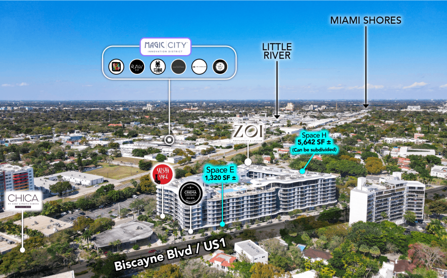 MiMo District, The Boulevard at MiMo, Miami Street Retail, Miami Retail, Wynwood Retail, Miami Design District